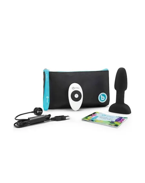 B-vibe Usb Rechargeable Petite Rimming Plug - Black - 4.9 Inch