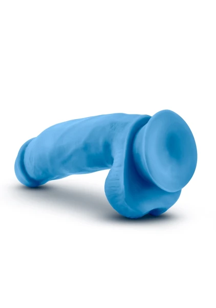 Neo Elite - 7" Silicone Dual Density Dildo with Balls