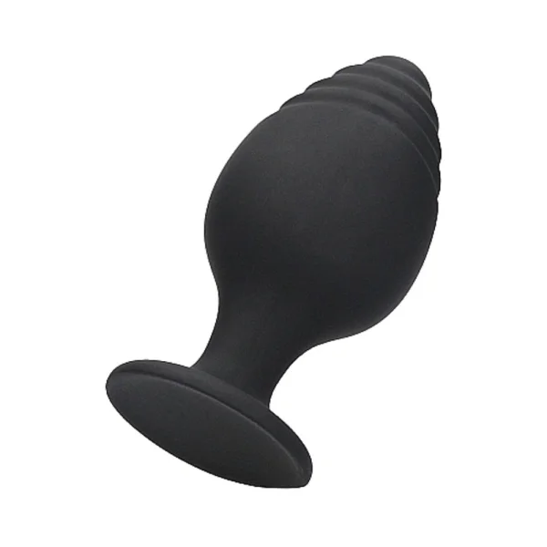 Ouch Rippled Butt Plug Set Black — image 11 of 17