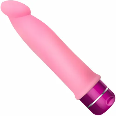 Luxe Purity Silicone Vibrator by Blush Novelties Pink