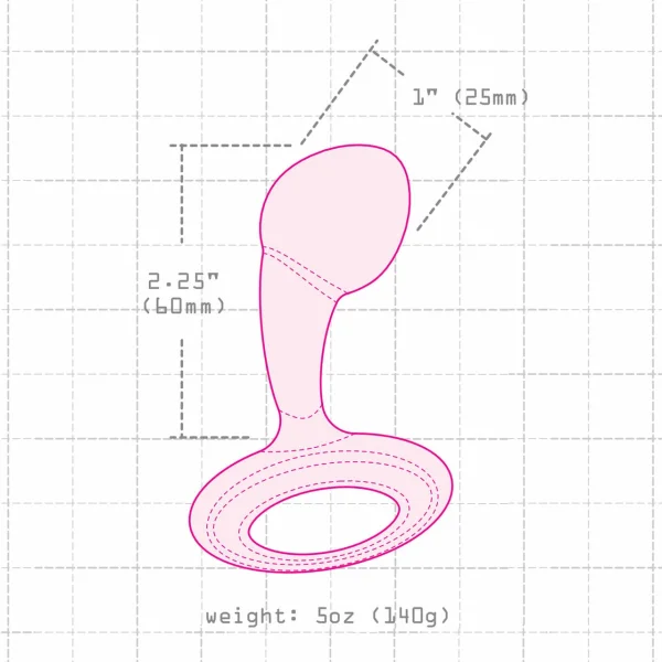 Njoy Pure Plug Stainless Steel Butt Plug - Small