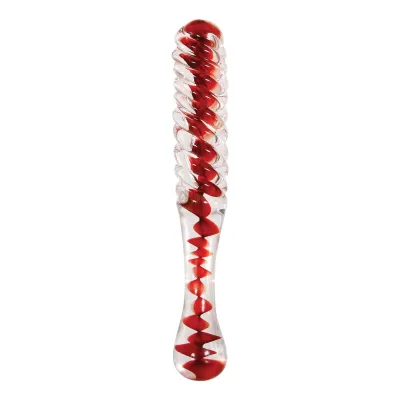 Glass Dildo Eve s Sweetheart Swirl Glass Dildo