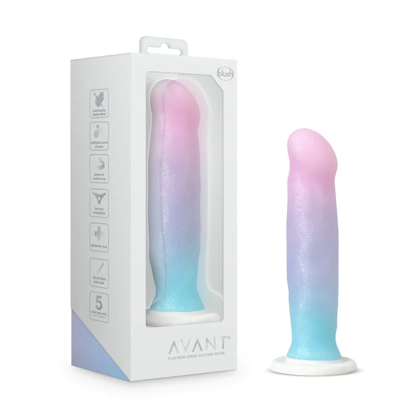 Blush Avant D17 Lucky Silicone Suction Cup Dildo