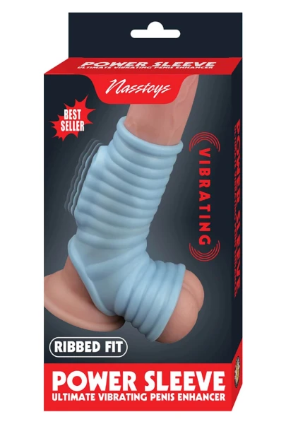 Vibrating Ribbed Sleeve