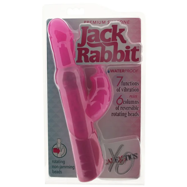 California Exotic Premium Silicone Jack Rabbit - Pink