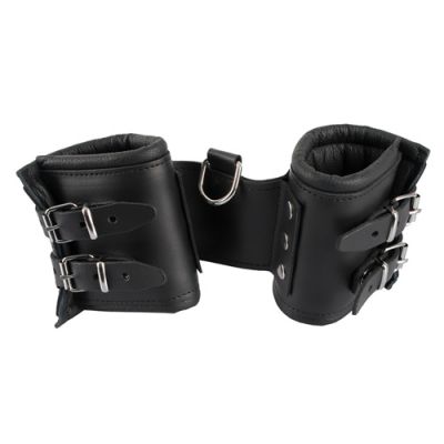Leather handcuffs