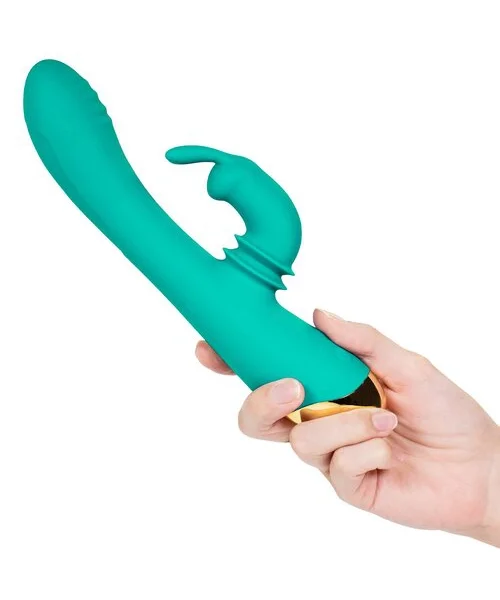 Bondara Blended Bunny Teal Rose Gold 8 Function Rabbit Vibrator — image 6 of 6