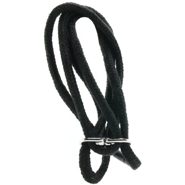 Japanese Style Bondage - Cotton Wrist or Ankle  Cotton Cuffs - Black