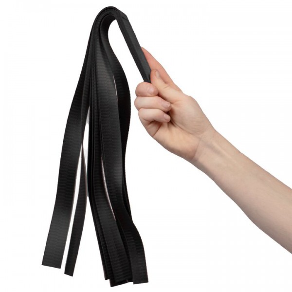 Bondara Cardinal Sin Black Grosgrain Ribbon Flogger – 21 Inch — image 3 of 3