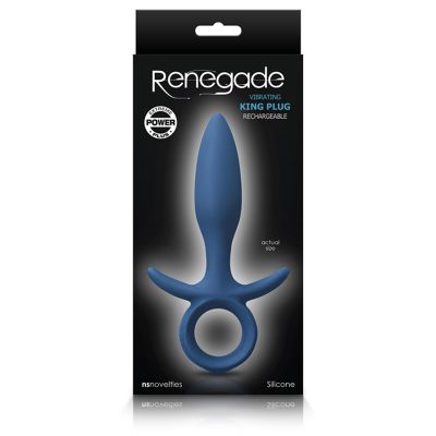 King Blue Small Butt Plug Ring