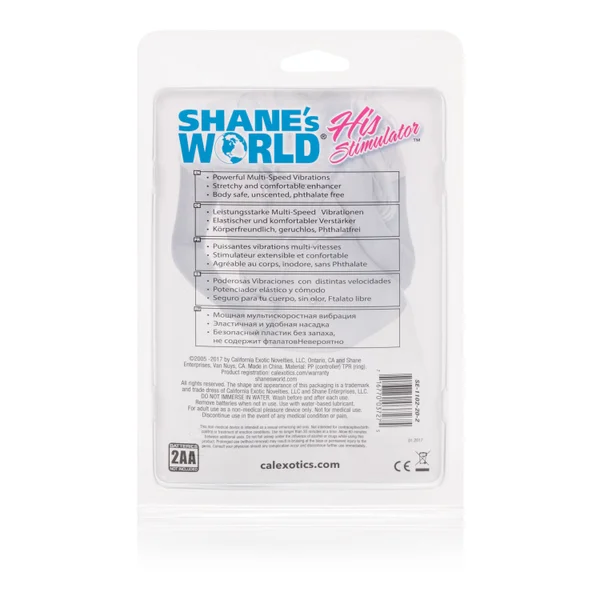 Shanes World His Vibraring Stimulator - Blue — image 9 of 10