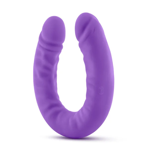Ruse - 18 Inch Silicone Slim Double Dong - Purple — image 13 of 15