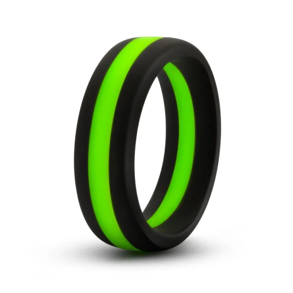 Performance - Silicone Go Pro Cock Ring -  Black-green-black