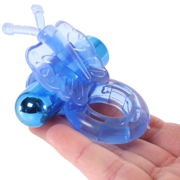 BodyWand Rechargeable Butterfly Ring in Blue — image 4 of 6