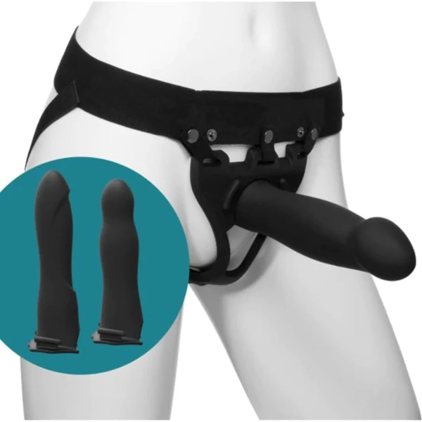 Doc Johnson Body Extensions Be Ready Hollow Strap On System