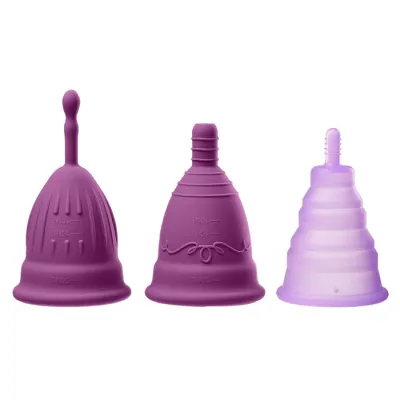Health and Wellness Reusable Menstrual Cups Set Of 3