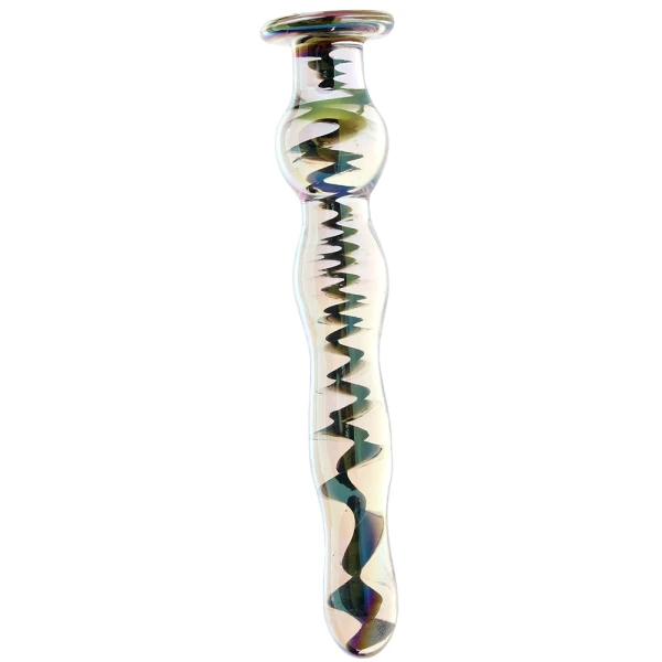 Playboy Pleasure Jewels Wand Glass Dildo