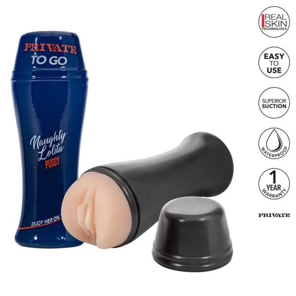 Private Naughty Lolita Vacuum Cup To Go Penis Masturbator By CalExotics