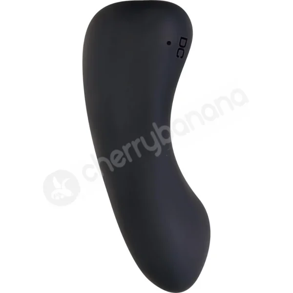 Evolved Hidden Pleasure Black Side Tie Panties With Clit Vibrator & Remote Control