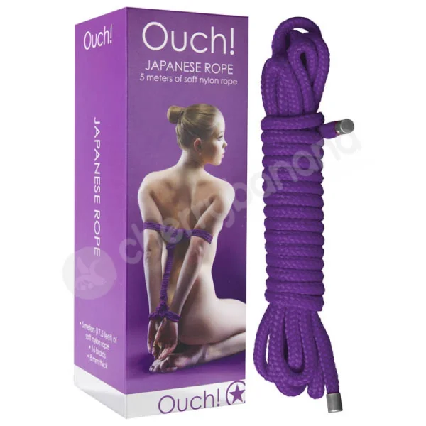 Ouch Purple Japanese Rope 5m