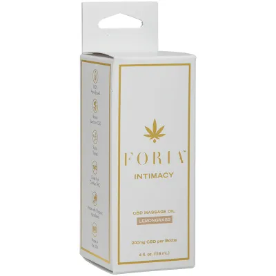 Foria Intimacy Lemongrass Massage Oil