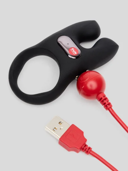 Fun Factory NOS Black Couple's Silicone Cock Ring