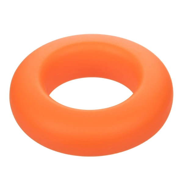 Alpha Liquid Silicone Prolong Large Ring - Orange