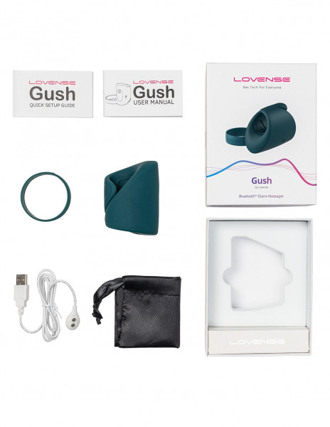 Lovense 3.4" Gush Rechargeable Vibrating Masturbator