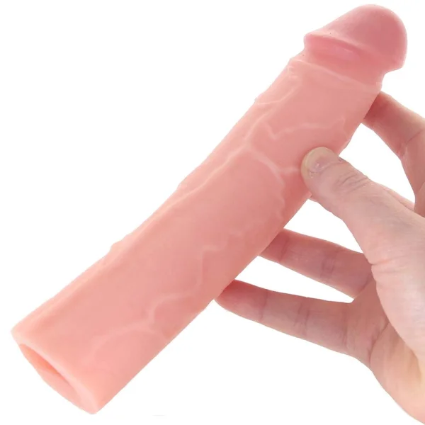 Fantasy X-tensions Elite Silicone 8" Penis Extension With 2" Removable Extender  - Vanilla