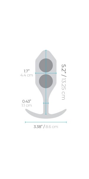 Snug Plug 4 Weighted Butt Plug