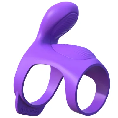 Fantasy C Ringz Silicone Ultimate Couples Cage By Pipedream Purple