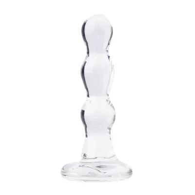 Lucent Utopia Glass Bead Butt Plug