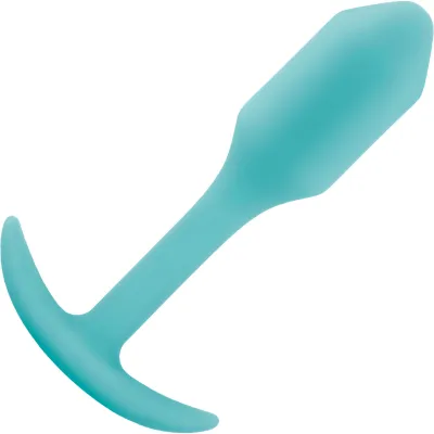 b Vibe Snug Plug 1 Small Silicone Weighted Butt Plug Mint