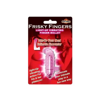 Frisky Finger Light Up Finger Massager Pink