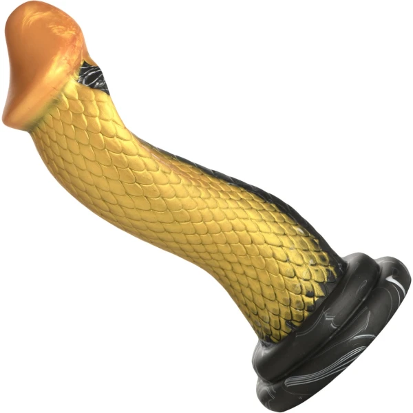 Creature Cocks - Golden Mamba Silicone Dildo