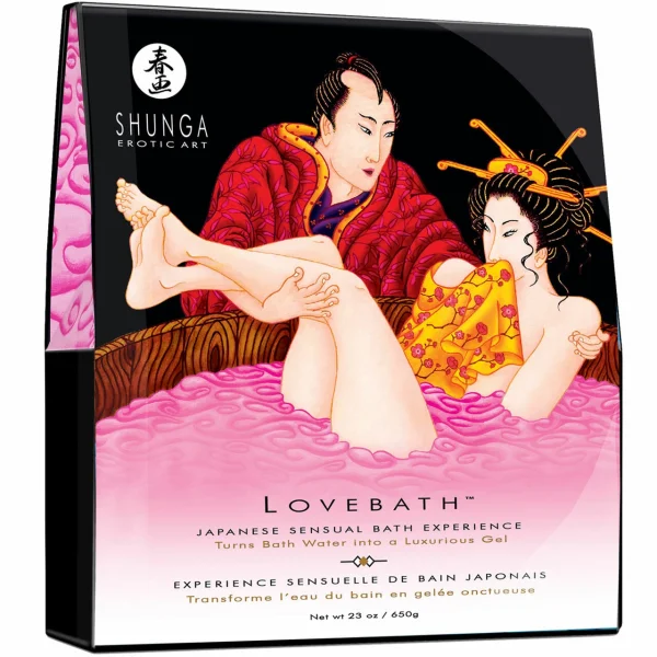 Shunga Lovebath - Sensual Japanese Bath Experience - Dragon Fruit 23 oz