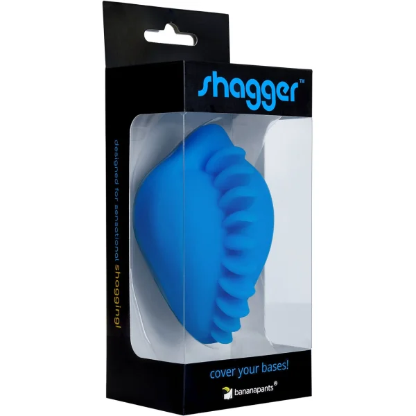 Shagger Soft Silicone Dildo Base Stimulation Cover For Harness Play - Azure