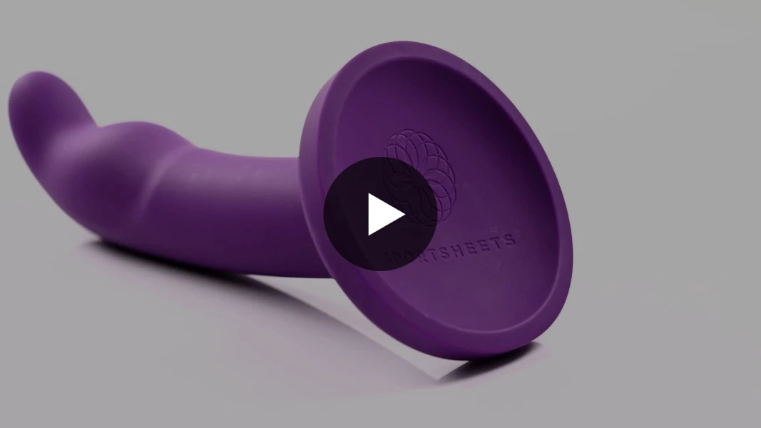 Sportsheets Astil 8” Silicone Dildo Dark Purple