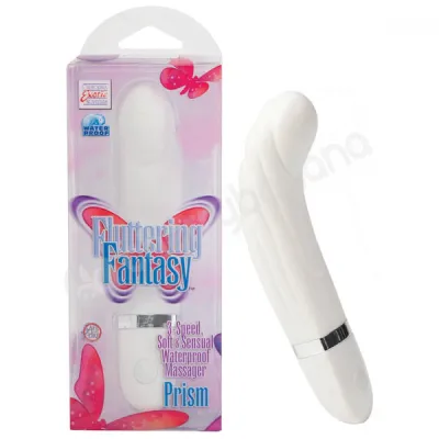 Fluttering Fantasy White Prism Vibrator