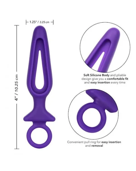 Booty Call Silicone Groove Probe - Purple - 4 Inch