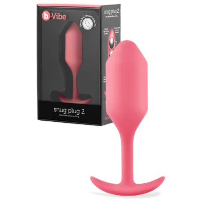 B Vibe Snug Plug 2 4 1 Weighted Butt Plug