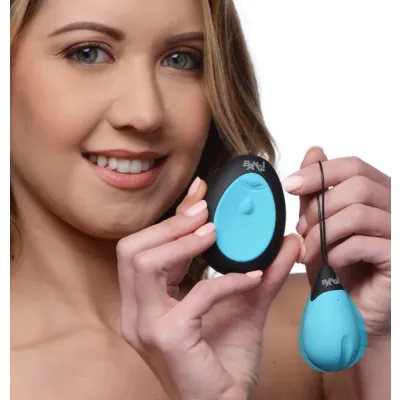 10x Silicone Vibrating Egg Blue
