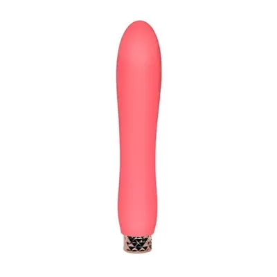 Silicone Vibrator With Removeable Sleeve Orange