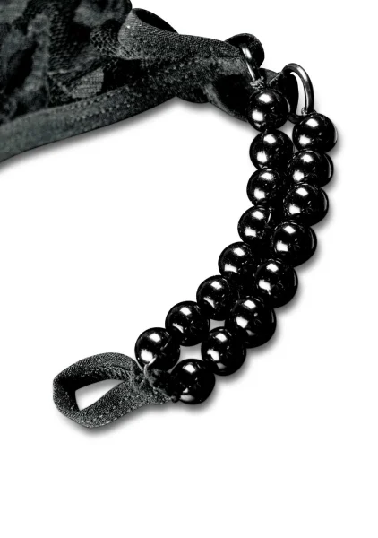 Pipedream Products Hookup Panties Crotchless Pleasure Pearls