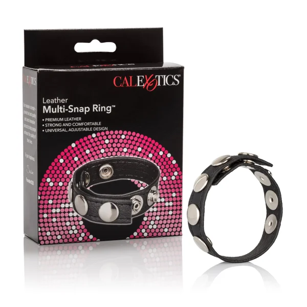 Leather Multi-Snap Ring — image 12 of 14