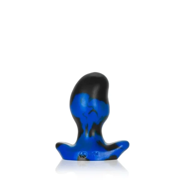 Oxballs Ergo Small Silicone Butt Plug - Blue Swirl — image 4 of 6