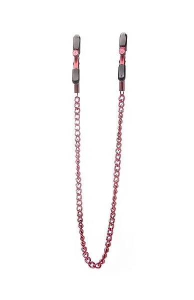 Ouch Adjustable Nipple Clamps with Chain