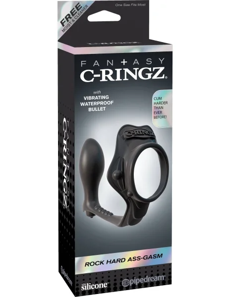 Fantasy C-Ringz Roch Hard Ass Gasm - Black