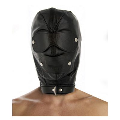 Strict Leather Premium Locking Slave Hood Small medium