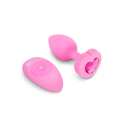 Vibrating Remote Heart Plug